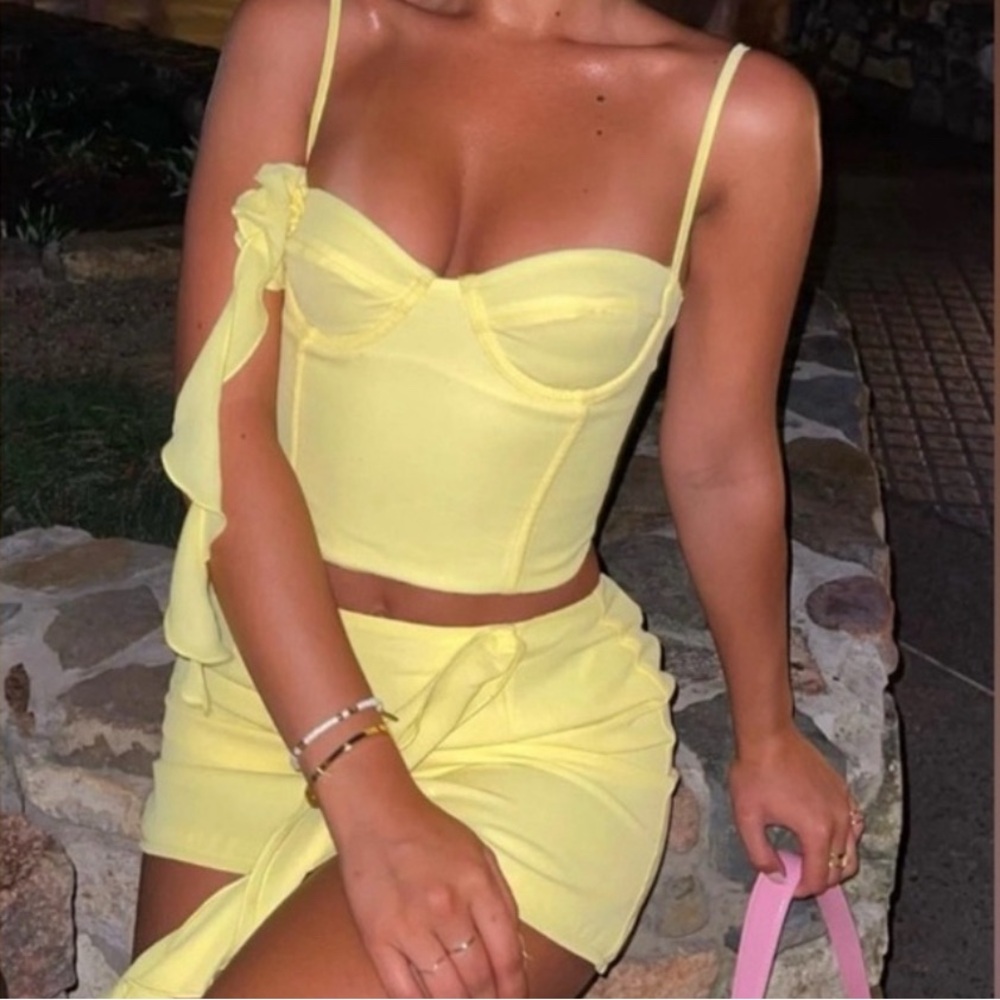 White Fox Boutique Yellow Set
